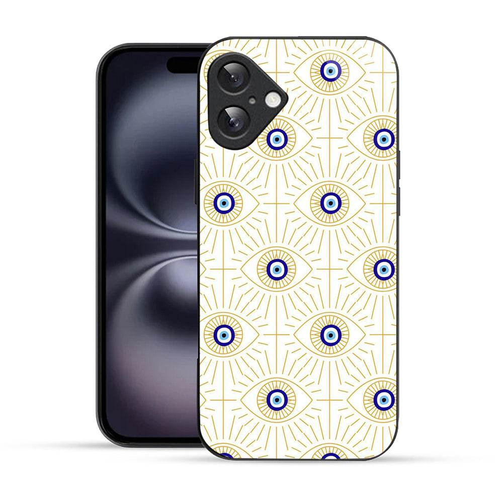 Bornstud Evil Eye Vector Art  Mobile Cover for iPhone 16 Plus – Vibrant Elegance with Premium Protection - Bornstud