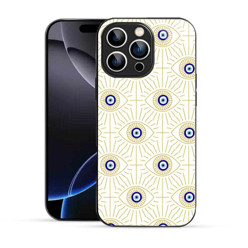 Bornstud Evil Eye Vector Art  Mobile Cover for iPhone 16 Pro – Vibrant Elegance with Premium Protection - Bornstud