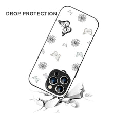 Bornstud Pattern with Doodle Butterflies  Mobile Cover for iPhone 14 Pro Max – Vibrant Elegance with Premium Protection - Bornstud