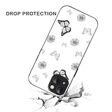 Bornstud Pattern with Doodle Butterflies  Mobile Cover for iPhone 15 Plus – Vibrant Elegance with Premium Protection - Bornstud