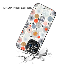 Bornstud Multicolor Circles Doodle  Mobile Cover for iPhone 14 Pro Max – Vibrant Elegance with Premium Protection - Bornstud