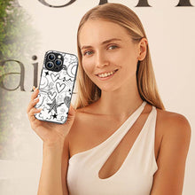 Bornstud Hand Drawn Heart Doodle Mobile Cover for iPhone 14 Pro Max – Vibrant Elegance with Premium Protection - Bornstud