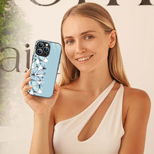 Bornstud Aesthetic Blue Butterfly Mobile Cover for iPhone 14 Pro – Vibrant Elegance with Premium Protection - Bornstud