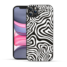 Elevate Your iPhone Experience with Bornstud's 2D Glass Printed Aesthetic Abstract Curve Seamless Pattern  Mobile Back Cover - Bornstud