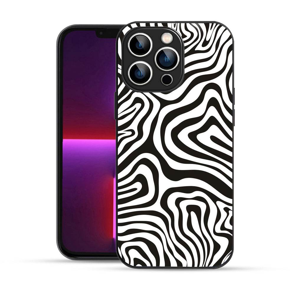 Bornstud Abstract Curve Seamless Pattern Mobile Cover for iPhone 13 Pro Max – Vibrant Elegance with Premium Protection - Bornstud