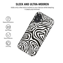 Bornstud Abstract Curve Seamless Pattern Mobile Cover for iPhone 16 – Vibrant Elegance with Premium Protection - Bornstud