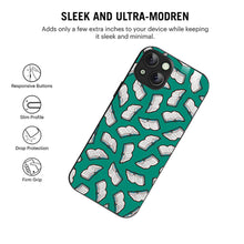 Bornstud Aesthetic Books Seamless Pattern Mobile Cover for iPhone 15 – Vibrant Elegance with Premium Protection - Bornstud