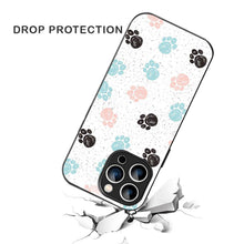 Bornstud Dog Paw Prints Mobile Cover for iPhone 14 Pro Max – Vibrant Elegance with Premium Protection - Bornstud