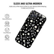 Bornstud Flowers and Tropical Leaves Mobile Cover for iPhone 11 Pro – Vibrant Elegance with Premium Protection - Bornstud
