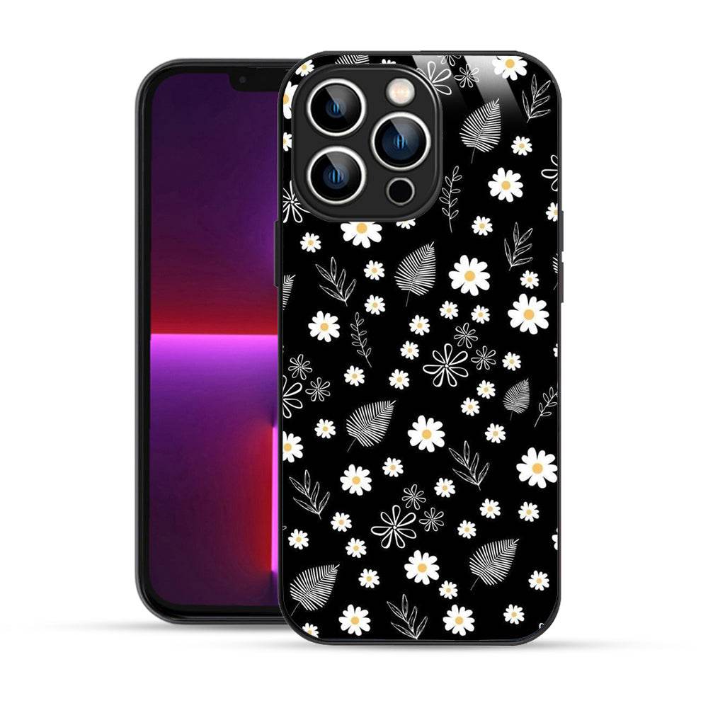 Bornstud Flowers and Tropical Leaves Mobile Cover for iPhone 13 Pro Max – Vibrant Elegance with Premium Protection - Bornstud