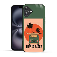 Elevate Your iPhone Experience with Bornstud's 2D Glass Printed Choice: Life is a Sea Mobile Back Cover - Bornstud