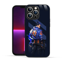 Bornstud 2D Glass Anime Valorant Design iPhone Back Cover – Elegant & Protective - Bornstud