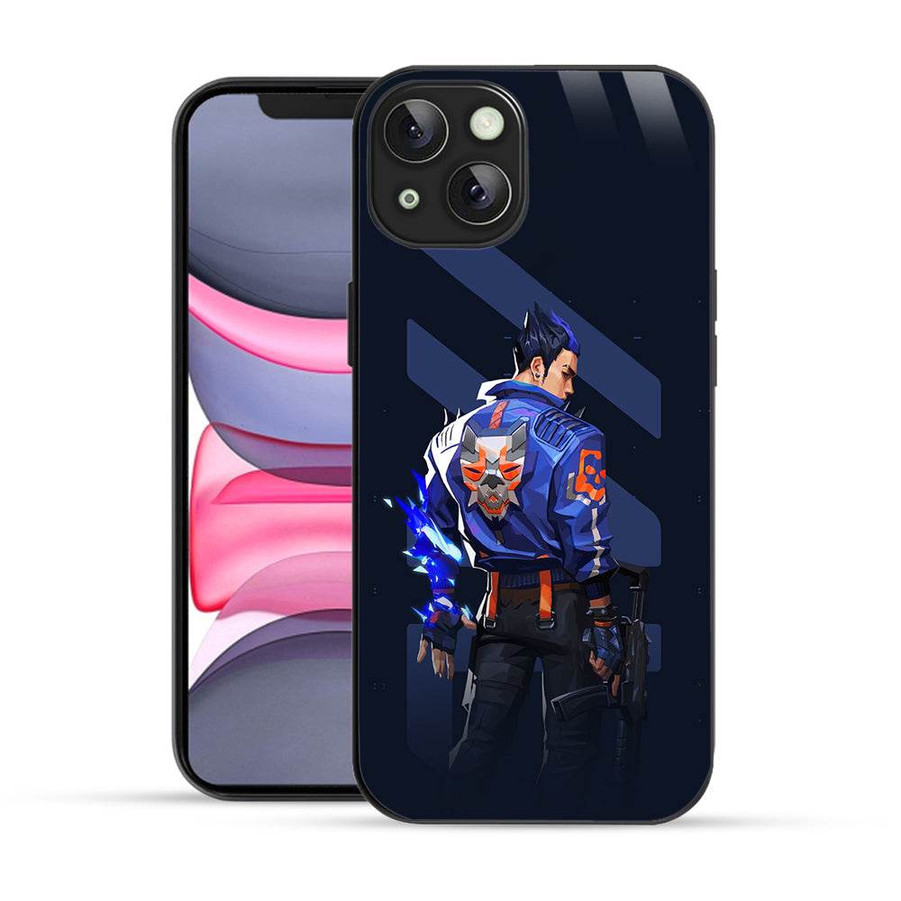 Anime Character Valorant-Inspired Design with Premium Protection | iPhone 14 Plus Mobile Cover by Bornstud - Bornstud