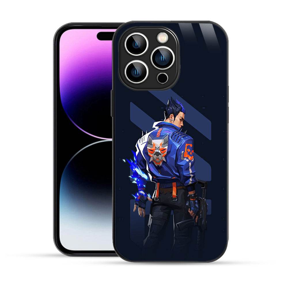 Anime Character Valorant-Inspired Design with Premium Protection | iPhone 14 Pro Mobile Cover by Bornstud - Bornstud