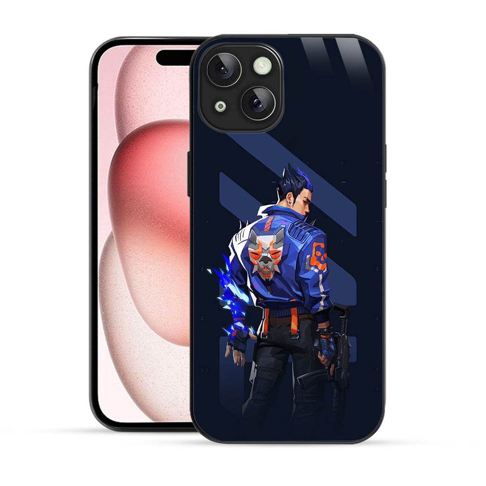 Anime Character Valorant-Inspired Design with Premium Protection | iPhone 15 Mobile Cover by Bornstud - Bornstud