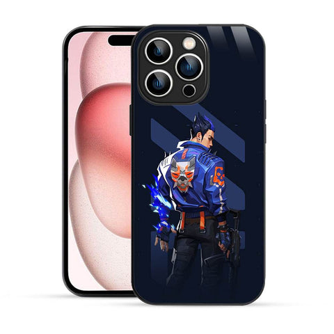 Anime Character Valorant-Inspired Design with Premium Protection | iPhone 15 Pro Mobile Cover by Bornstud - Bornstud