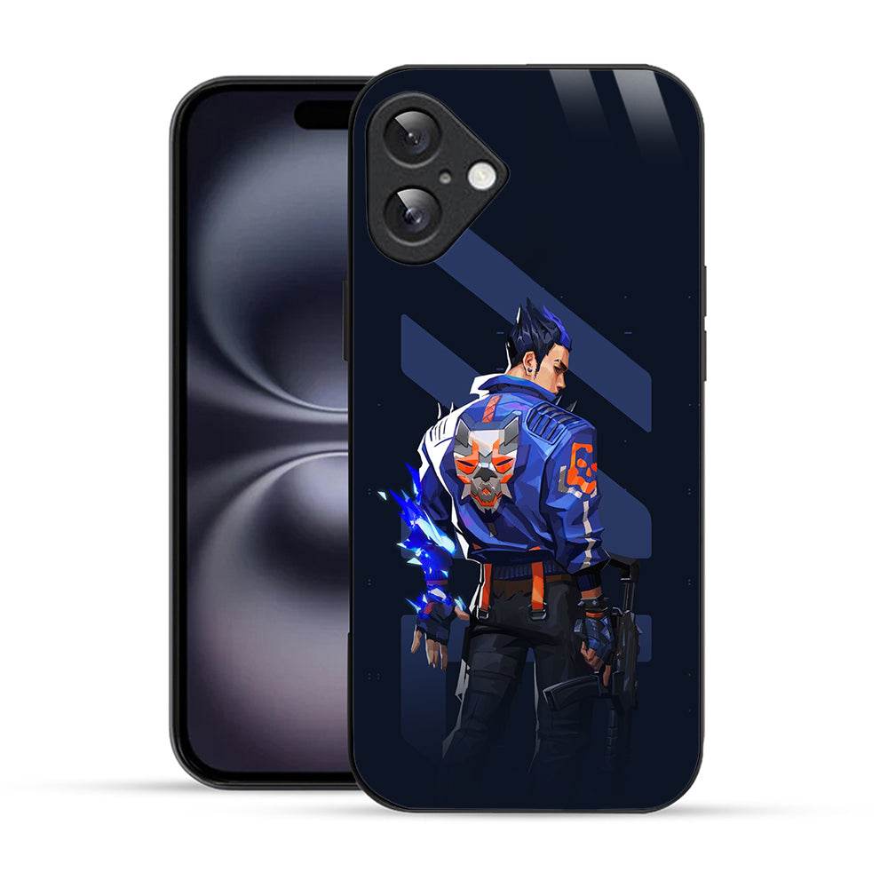 Anime Character Valorant-Inspired Design with Premium Protection | iPhone 16 Mobile Cover by Bornstud - Bornstud