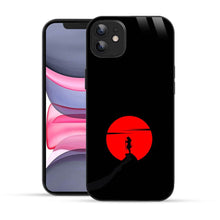 Elevate Your iPhone Experience with Bornstud's 2D Glass Printed Anime Samurai Mobile Back Cover - Bornstud