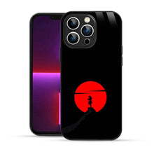 Elevate Your iPhone Experience with Bornstud's 2D Glass Printed Anime Samurai Mobile Back Cover - Bornstud
