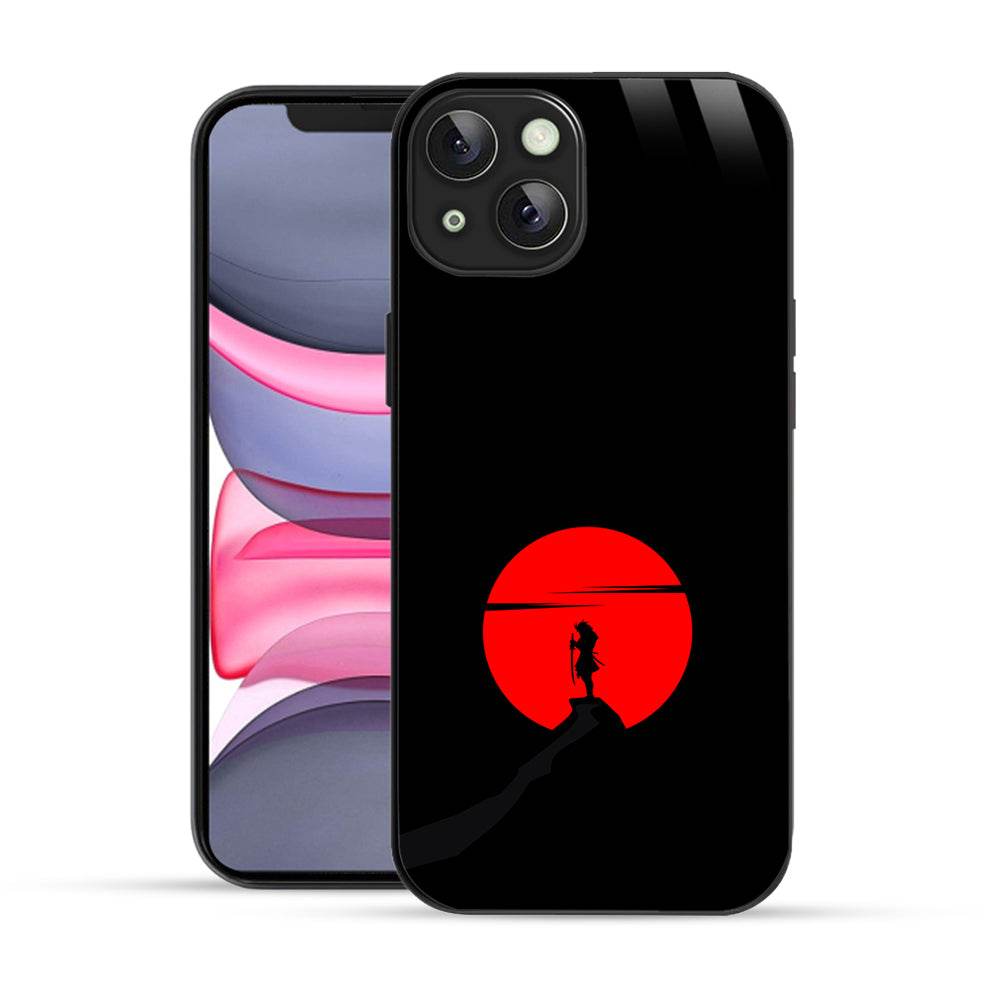Honor the Samurai: Bornstud Anime iPhone 14 Plus Mobile Back Cover - Bornstud