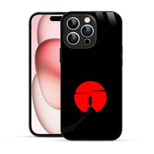 Elevate Your iPhone Experience with Bornstud's 2D Glass Printed Anime Samurai Mobile Back Cover - Bornstud