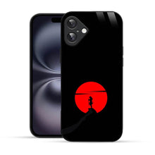 Elevate Your iPhone Experience with Bornstud's 2D Glass Printed Anime Samurai Mobile Back Cover - Bornstud