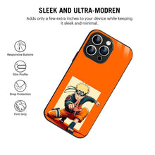 Naruto-Themed Bornstud Anime Back Cover for iPhone 13 Pro Max Mobile Back Cover – Stylish & Shockproof - Bornstud