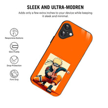 Naruto-Themed Bornstud Anime Back Cover for iPhone 16 Pro Mobile Back Cover – Stylish & Shockproof - Bornstud