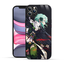 Elevate Your iPhone Experience with Bornstud's 2D Glass Printed Anime Shino Asada Mobile Back Cover - Bornstud