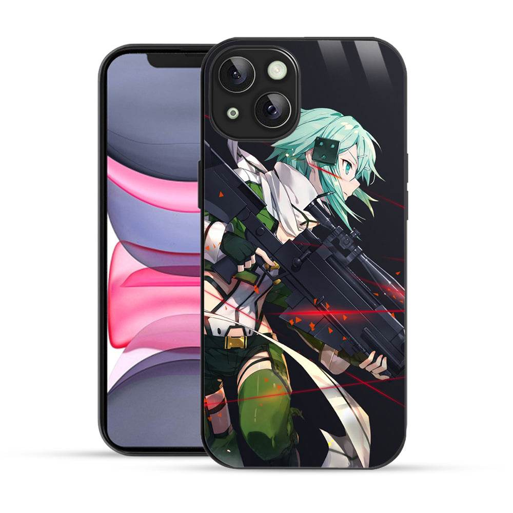 Anime Shino Asada iPhone 13 Mobile Cover - Shockproof and Stylish by Bornstud - Bornstud