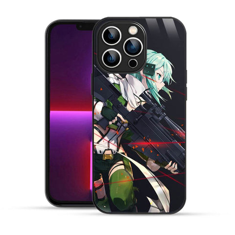 Anime Shino Asada iPhone 13 Pro Max Mobile Cover - Shockproof and Stylish by Bornstud - Bornstud
