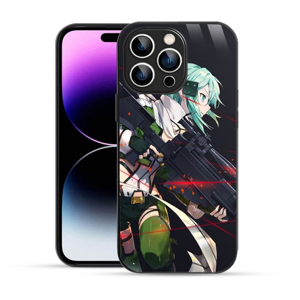 Anime Shino Asada iPhone 14 Pro Max Mobile Cover - Shockproof and Stylish by Bornstud - Bornstud