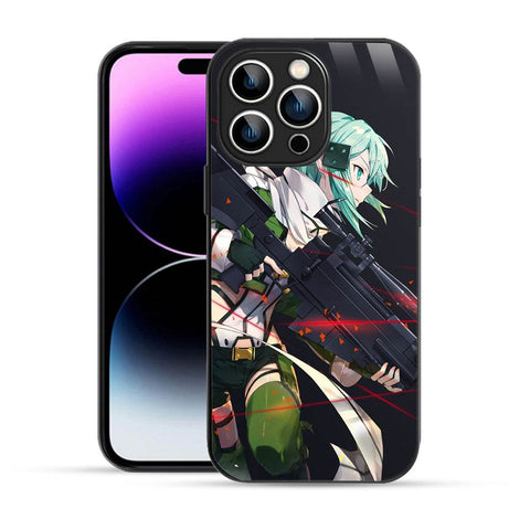 Anime Shino Asada iPhone 14 Pro Mobile Cover - Shockproof and Stylish by Bornstud - Bornstud