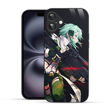 Elevate Your iPhone Experience with Bornstud's 2D Glass Printed Anime Shino Asada Mobile Back Cover - Bornstud