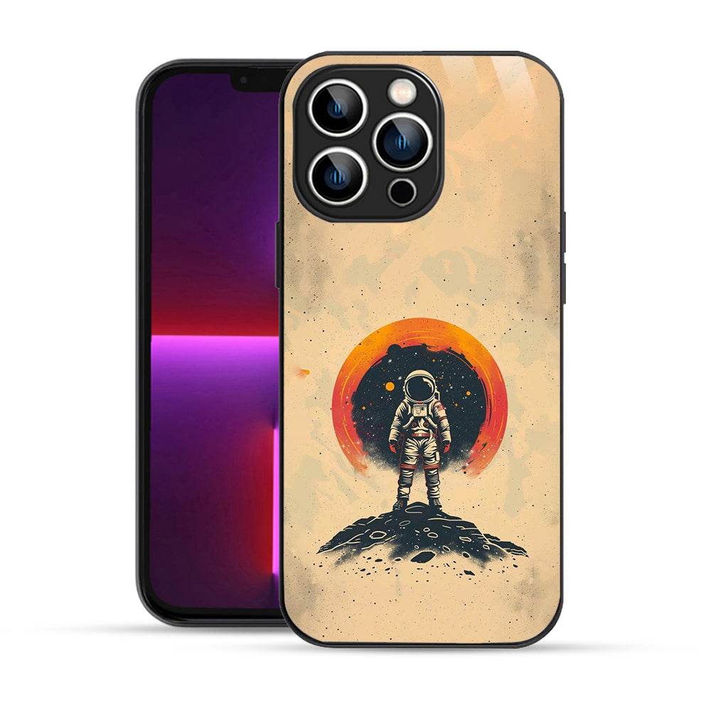 Bornstud Space Astronauts Mobile Cover for iPhone 13 Pro – Explore the Cosmos with Premium Protection - Bornstud