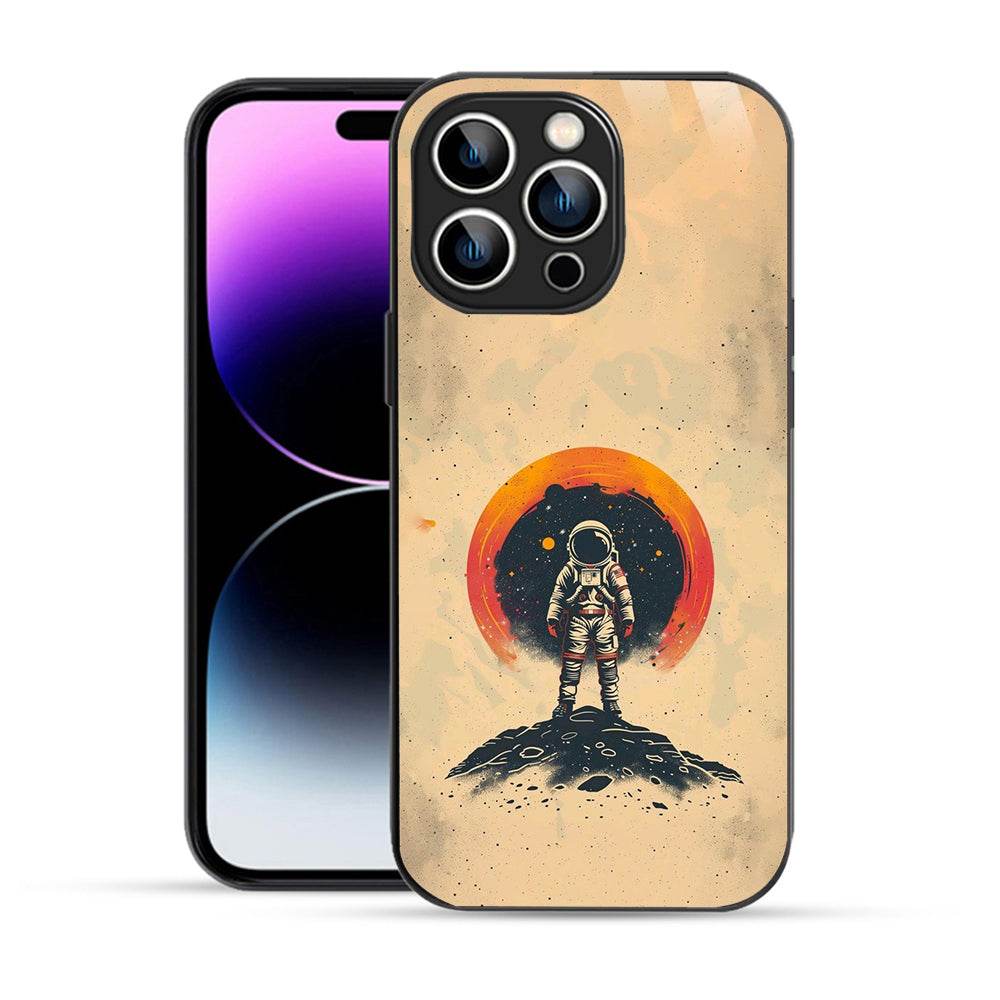 Bornstud Space Astronauts Mobile Cover for iPhone 14 Pro – Explore the Cosmos with Premium Protection - Bornstud