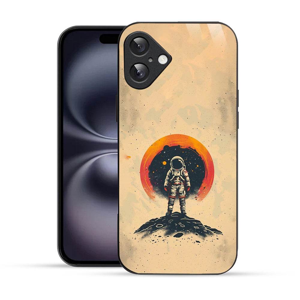 Bornstud Space Astronauts Mobile Cover for iPhone 16 – Explore the Cosmos with Premium Protection - Bornstud