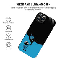 Bornstud Astronaut Blue Space Mobile Cover for iPhone 12 Pro Max – Explore the Cosmos with Premium Protection - Bornstud