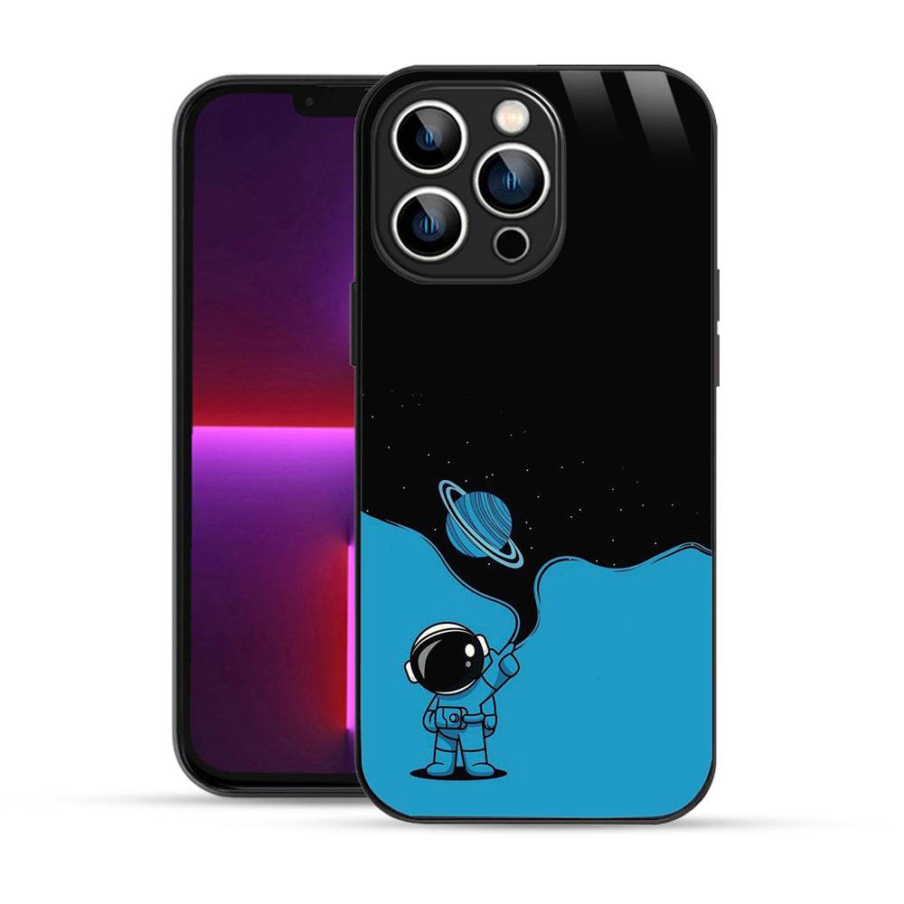 Bornstud Astronaut Blue Space Mobile Cover for iPhone 13 Pro Max– Explore the Cosmos with Premium Protection - Bornstud