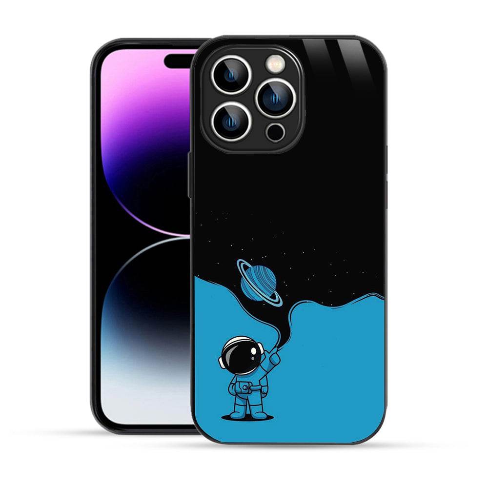 Bornstud Astronaut Blue Space Mobile Cover for iPhone 14 Pro Max– Explore the Cosmos with Premium Protection - Bornstud