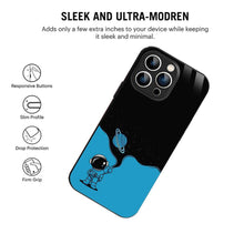Bornstud Astronaut Blue Space Mobile Cover for iPhone 15 Pro – Explore the Cosmos with Premium Protection - Bornstud