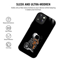 Bornstud Astronauts Scooter Mobile Cover for iPhone 14 Plus – Cosmic Style with Premium Protection - Bornstud