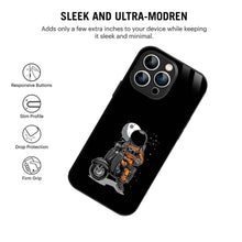 Bornstud Astronauts Scooter Mobile Cover for iPhone 14 Pro – Cosmic Style with Premium Protection - Bornstud