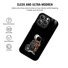Bornstud Astronauts Scooter Mobile Cover for iPhone 15 Pro – Cosmic Style with Premium Protection - Bornstud