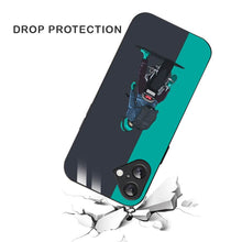 Bornstud Biker with Backpack  Mobile Cover for iPhone 16 Plus – Vibrant Elegance with Premium Protection - Bornstud