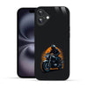 Elevate Your iPhone Experience with Bornstud's 2D Glass Printed Classic Motorcycle Rider Sunset Mobile Back Cover - Bornstud