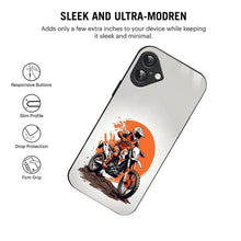 Bornstud Biker with extreme dirt Bike  Mobile Cover for iPhone 16 – Vibrant Elegance with Premium Protection - Bornstud
