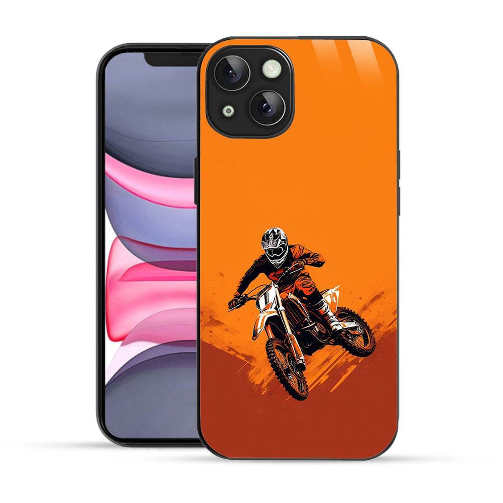 Bornstud Adventure biker  Mobile Cover for iPhone 14 – Vibrant Elegance with Premium Protection - Bornstud