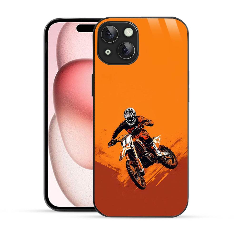 Bornstud Adventure biker  Mobile Cover for iPhone 15 – Vibrant Elegance with Premium Protection - Bornstud