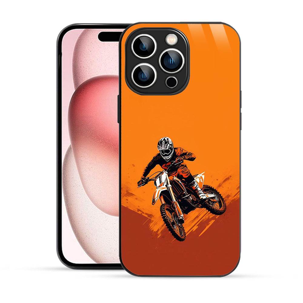 Bornstud Adventure biker  Mobile Cover for iPhone 15 Pro Max – Vibrant Elegance with Premium Protection - Bornstud